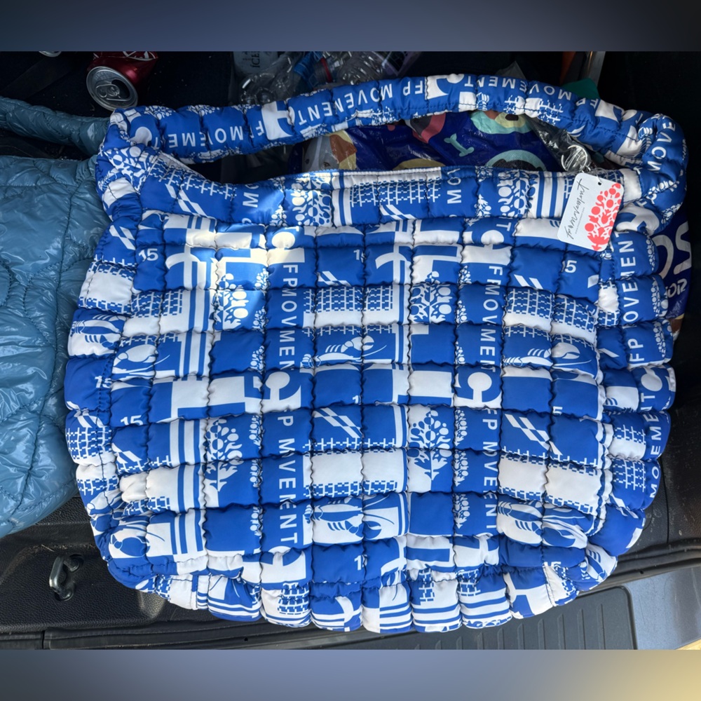 Blue Patterned Women's Bag

PRICE FOR BOTH OF THEM,brand new with tags.